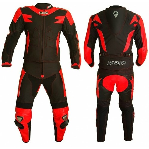 Tuta moto pelle tessuto - moto, e