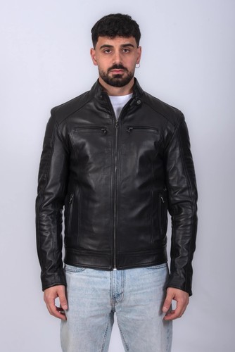 Giubbino pelle uomo - giubbino,