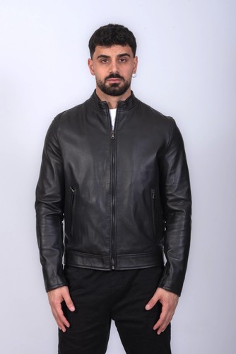 Giacca pelle uomo - giacca,
