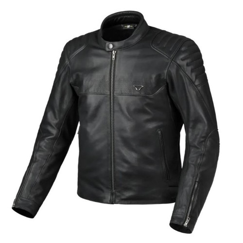 Giacca moto pelle uomo - in,