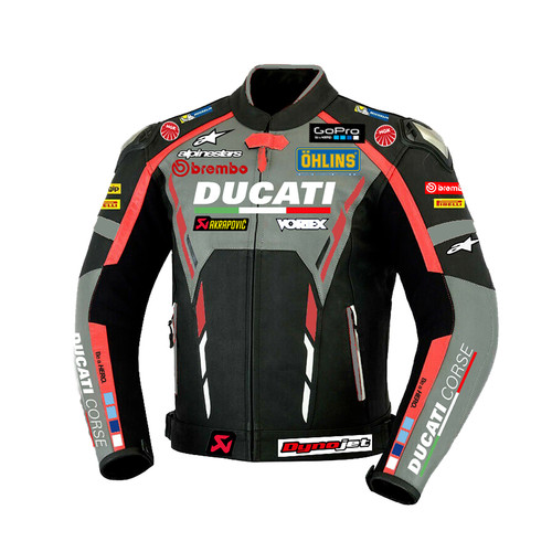 Ducati moto giacca pelle - in,