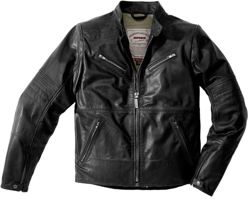 Giacca pelle moto spidi - giacca, in
