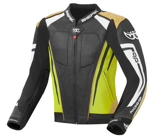 Giacca pelle moto berik - pelle,