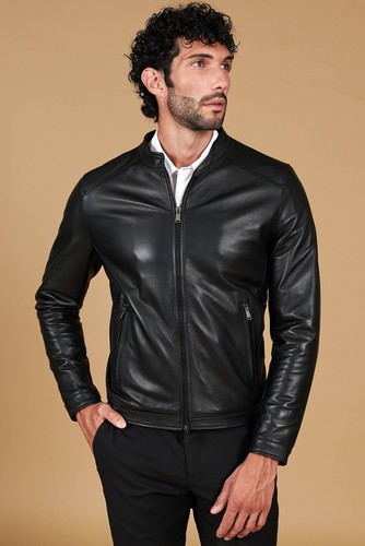 Giacca pelle uomo made in - uomo,