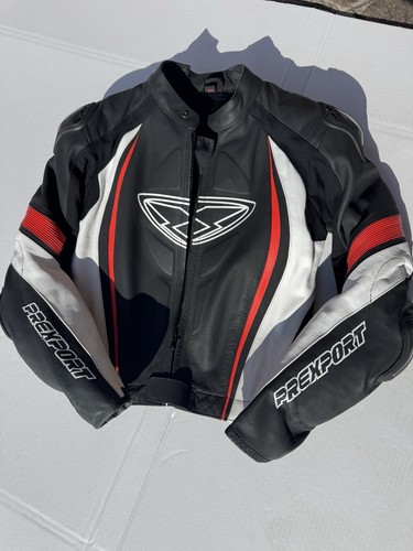 Giubbino pelle moto racing - giubbino,