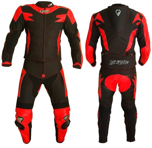 Tuta moto pelle tessuto - moto,
